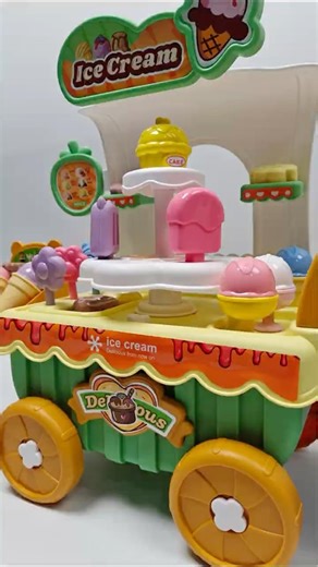 No Talking ASMR | Ice Cream Cart Toy Assembly #asmr #toys #satisfying#shorts