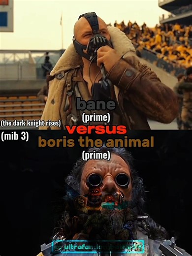 bane (the dark knight) vs boris the animal