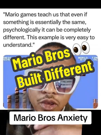 Mario Bros Anxiety Next Level #mariobros #supermario #nintendo #droppinggems💎