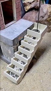 Mini 2 Story P Shape House Build – Step by Step 🧱 Part 3🌴 #miniature #house #shorts