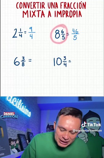 Convertir una Fracción Mixta a Impropia: Aprendiendo Matemáticas Fácilmente
