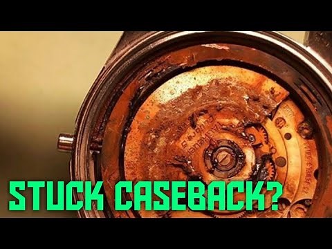 Stuck or seized watch caseback? This £1 trick will sort it out!