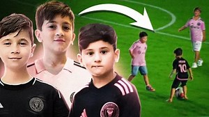 Les fils de MESSI choquent INTER MIAMI LES NOUVELLES STARS DU FOOTBALL À MIAMI Thiago Mateo et Ciro | CAMB