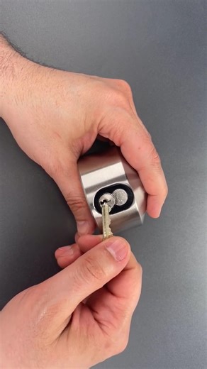 PacLock’s Cone-Shaped Drill Defense #lockpick #lockpicking #picklock #locks #lockpicker #fyp #padlock | Picking Locks