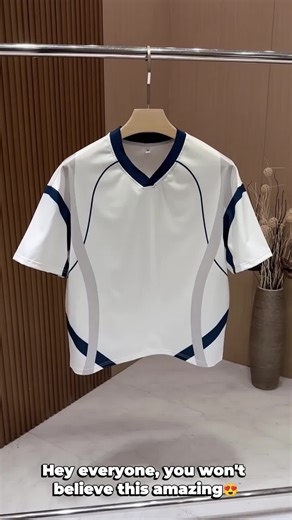 Game-Changer! This color - blocked sports jersey. Breathable, stylish. Hit cart, own the game! #glastonbury #memswear #tjmaxx #summerclothes