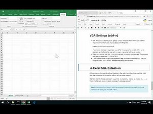 Part 4: Excel add-in: UDF specific settings