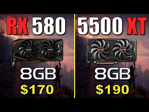 RX 580 vs. RX 5500 XT | 9 Games Benchmark