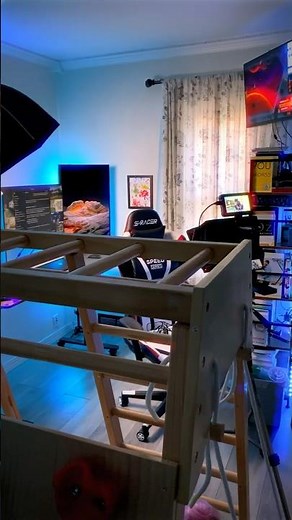 Watch me build the perfect creator workspace from scratch #studioupgrade #youtubestudio #diy