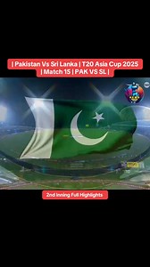 166K views · 7.3K reactions | Pakistan vs Sri lanka 2nd innings Highlights. T20 Asia cup 2025 Match 15 pak vs sl Babar Azam | BABAR AZAM FAN | Facebook