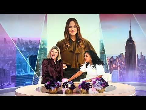 Jenna and Jennifer Garner leather