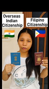 18K views · 245 reactions | Overseas Citizenship of India  + Filipino citizenship  ( OCI Granted to me in 2024 ) #FilipinoIndianFamily #DualCitizenship #filipinooverseas #Philippines @topfans | Filipino Indian Family Vlogs | Facebook