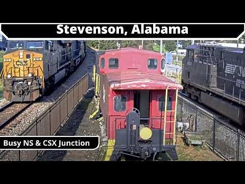 🔴Stevenson, AL Depot Museum RailCam