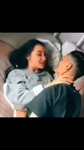 Romantic couple sleeping goals