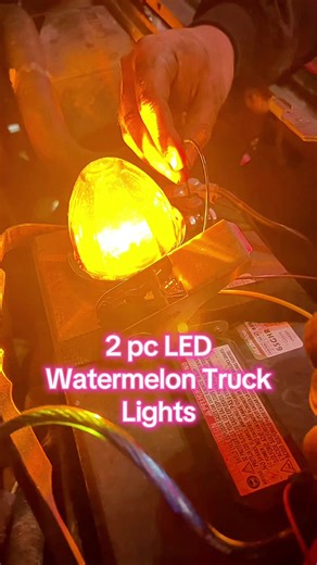 2 pc LED Watermelon Truck Lights