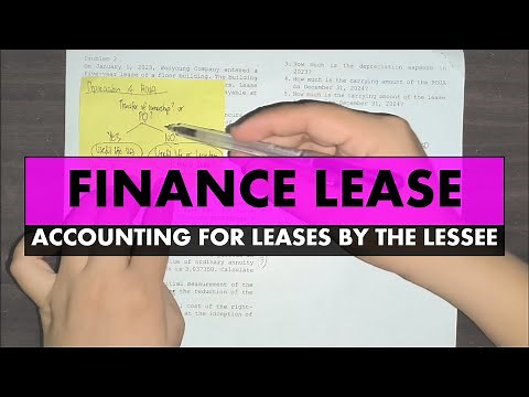 Intermediate Accounting 2 | Lessee's Accounting - Finance Lease (Part 1)