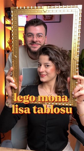 Betül & Atakan | mona lisa’ya lego şoku 🫨 hahdhdhhdh #sizlerden #işbirliği #lego #lego® #legolife #legofan #legomonalisa #monalisa #monalisalego | Instagram