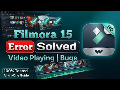 ✅️Filmora 15 Error Solved, how to fix filmora, filmora में Video कैसे ठीक करे |