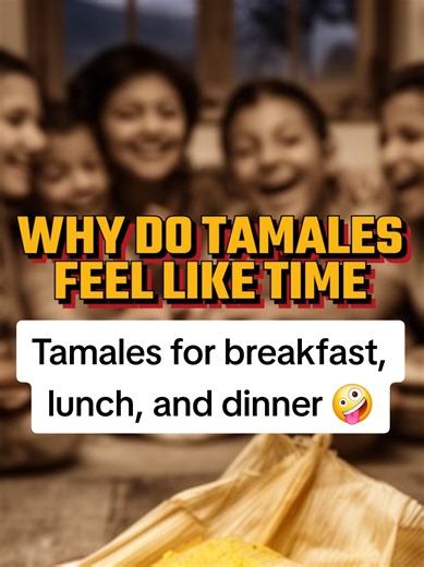 Tamales: the taste of time and tradition. In Mexican culture, tamales are more than a meal they’re a ritual passed through generations. Wrapped in corn husks and steamed with patience, each tamal carries hours of work, family conversations, and memories made in crowded kitchens. Eating tamales for days isn’t excess; it’s intention. It’s abundance as love, repetition as comfort, and food as a way of keeping history alive. From breakfast to dinner, tamales remind us that culture isn’t rushed it’s 