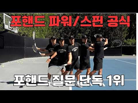 Coach Haneul's Forehand Power Formula! Road Lesson #1 Forehand Problem Solved!