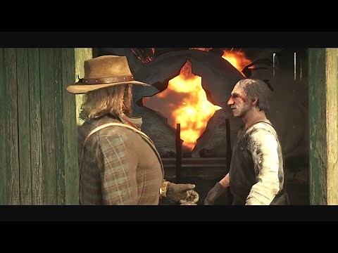 RDR2 - Seamus Buys An Oil Wagon Three Seconds Before The Explosion