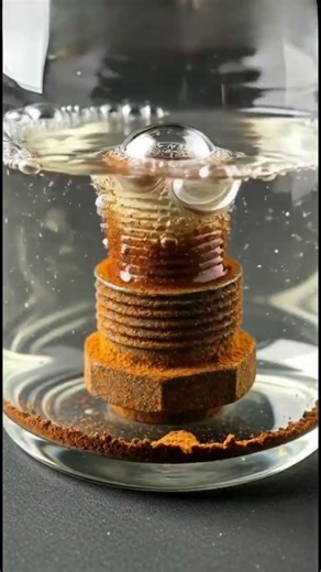 Before & After: Acid Cleaning a Corroded Pipe Plug #AcidCleaning #rustremoval #pipeplugrestoration