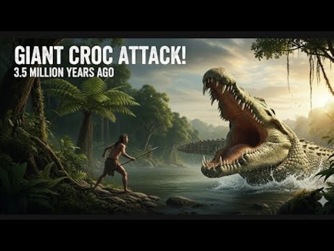 Life 8.5 Million Years Ago | Humans Versus the Giant Prehistoric Crocodile