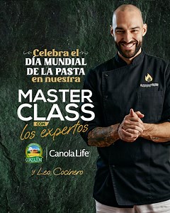 Este 21 de octubre te tenemos el plan ideal para vivir toda una Experiencia de Sabor. Únete a nuestra Master Class y vive tu pasión por la pasta con Conzazoni, Canola Life y Leo Cocinero. Inscripciones aquí: https://bit.ly/3t4jN8R | Pasta Conzazoni