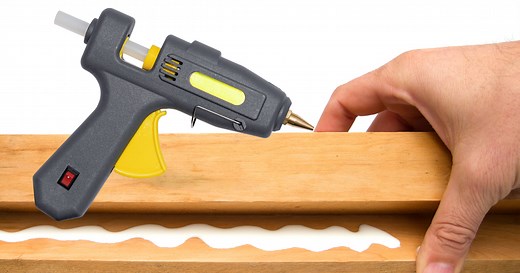 This is the BEST Way to Use Hot Glue on Wood! (FAST & EASY)