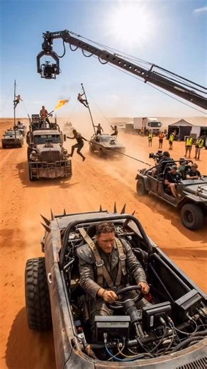 Behind the scenes of the film set of “Mad Max” #ai #filmeditor #film #reels #madmax | Павел Лихота
