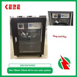 [Hot Item] Stackable All-in-One Solar Generator with DIY 5kwh 10kwh 15kwh LiFePO4 Battery IP65 Waterproof