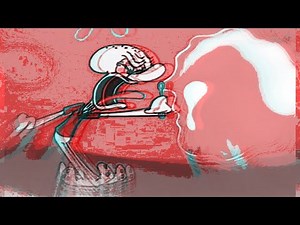 Squidward blows a bubble (EARRAPE)