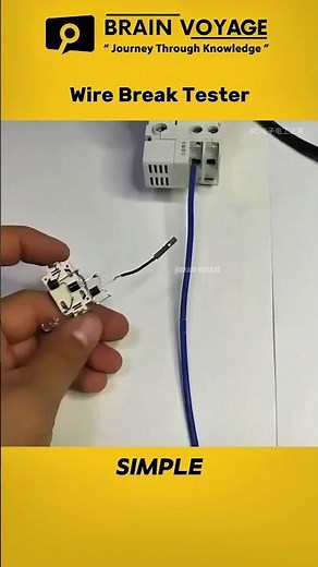 Smart Wire Break Tester Using 8050 Transistors — No Stripping Needed! #shortvideo #shortsfeed