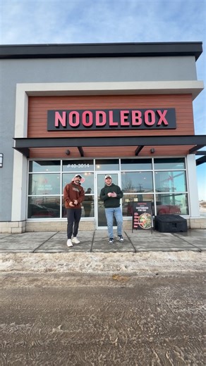 D JAY MCGRATH▪️DJMH on Instagram: "🚨 Saskatoon food lovers! 🚨 I teamed up with one of my favourite spots in the city , Noodlebox! 🙌 Super friendly staff, bold flavours, and meals that hit every time. I went Teriyaki Box, chicken, medium heat 🔥 Wyatt went Honey Garlic, chicken, mild heat 😎 Big portions, big flavour, zero regrets. 💥 Special deal: Go down to Noodlebox, show them this video, and get 10% off your next meal! Trust me — you don’t want to miss this one. 🍜 #noodlebox #food #noodle