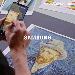 Iconic masterpieces reimagined for the digital age, made possible by Note10 #withGalaxy | Samsung