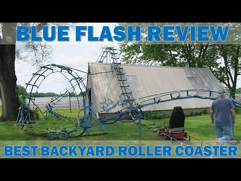 Blue Flash Review (RIP), John Ivers Looping Backyard Coaster | Best Backyard Roller Coaster