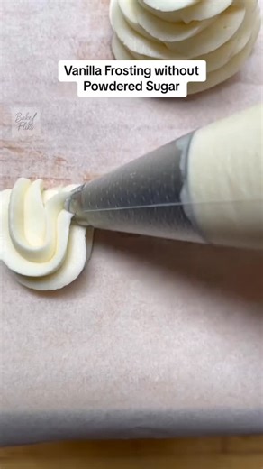 Bake Fliks🍞🍰 on Instagram: "Allyson Grant of The Better Baker Club shows us how to make vanilla frosting without powdered sugar. #vanillafrosting #buttercreamfrosting #homebaker #BakeFliks"