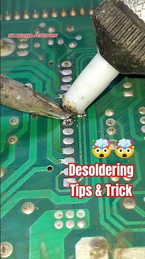 Desoldering: The Most Overlooked Skill in Electronics #shorts #diy #electronic #desoldering #video