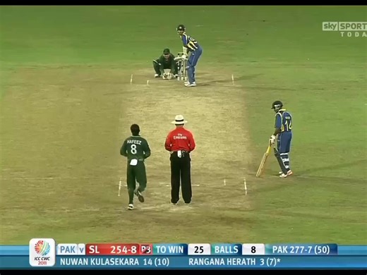 Pakistan vs Sri Lanka ODI World Cup 2011 Last Over Thriller