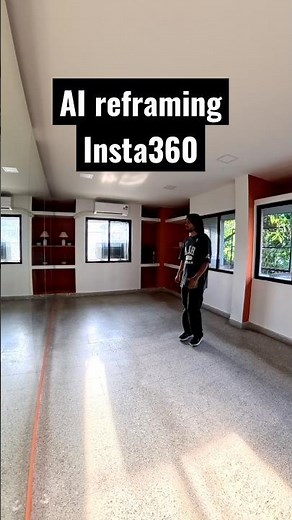 Just checking the AI reframing in the studio app. Insta360 x5 x6. Studio app. First few videos.