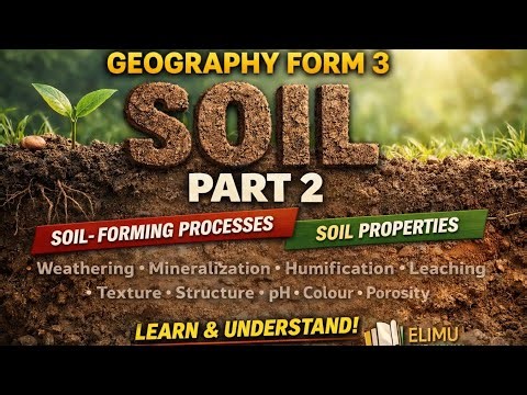 GEOGRAPHY FORM 3 KENYAN SYLLABUS- SOIL- part 2