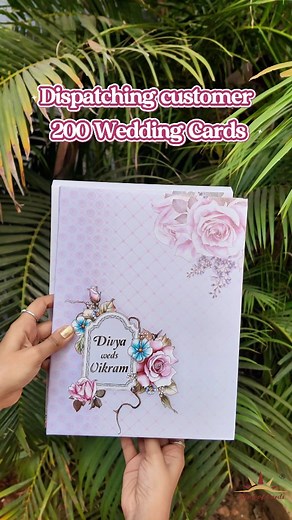 here's how we handcrafted this purple floral wedding card for our lovely customer 🌸💜 SKU CODE - [Purple floral wedding card, custom wedding card, wedding card process, floral invitation, handmade wedding card, customer order wedding invite, elegant wedding cards, Wedding card store] #purpleweddingcard #floralweddingcards #weddingcardmaking #kingofcards #instagram #instagood #nammabengaluru #nammamysore #weddingcards #hubli #bangalore #vizag #hyderbad #viralwedding #viralreels #india #indianwed