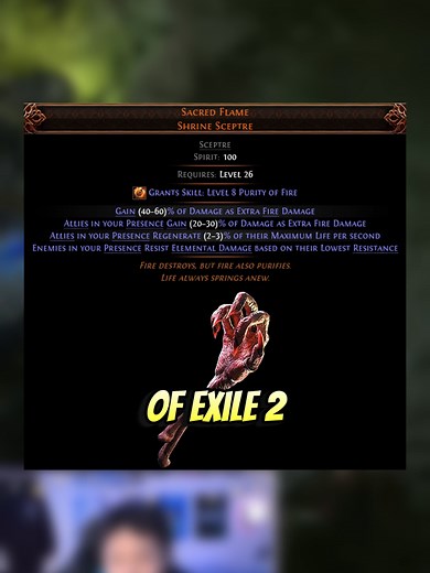 The Most OP Unique Item in Path of Exile 2 - Sacred Flame