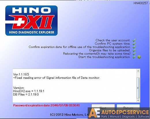 HINO Diagnostic eXplorer DX2 [2019] How To Install Setting Guide