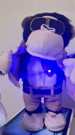 Animated heart gemmy monkey