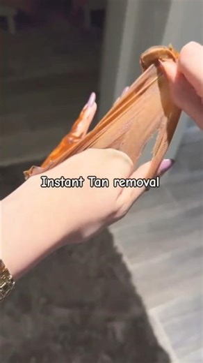 instant tan removal hacks #newsong #followformore #glowandgo