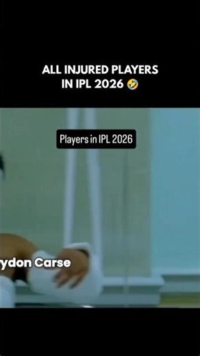IPL 2026 Injured Players 😂 | Cricket Meme Compilation 🤣 | #shorts #funnymemes