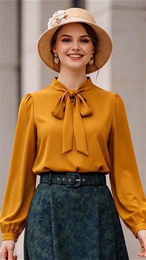 💎 vintage blouse and skirt outfit 1940s 1950s fashion #TimelessElegance #4050 #italianstyle