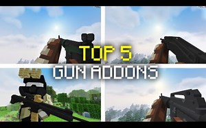 基岩版上部分较好的枪械addons