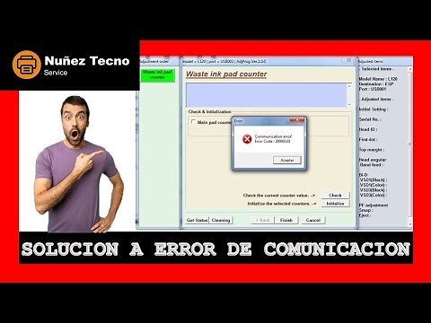 Solución Fácil ante fallo de error de comunicación Reset Impresoras Epson 🖨️