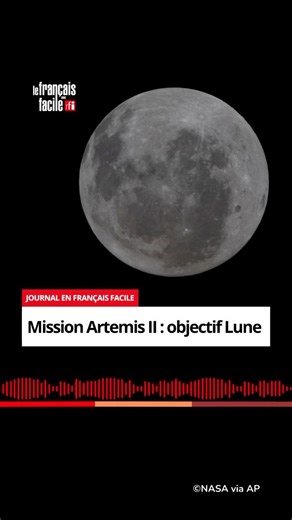 Mission Artemis II : objectif Lune #artemis #espace #learnfrench